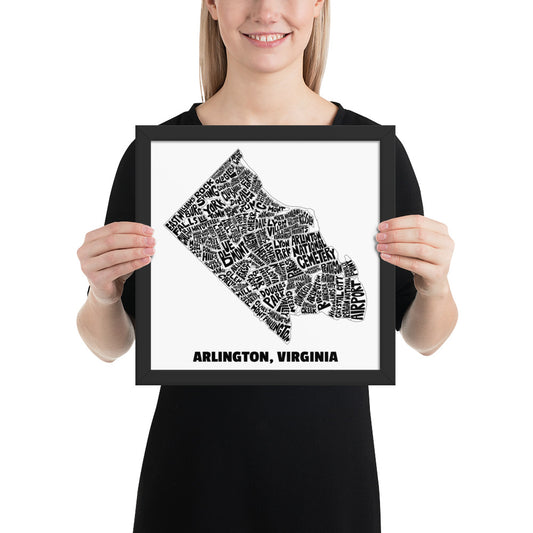 Arlington neighborhoods poster