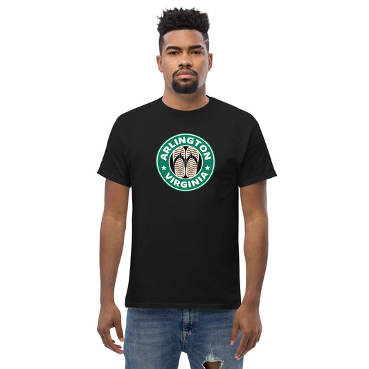 Arlington, Virginia brown flip flop t-shirt