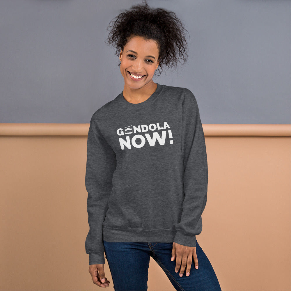 Gondola Now crew neck sweatshirt (unisex)
