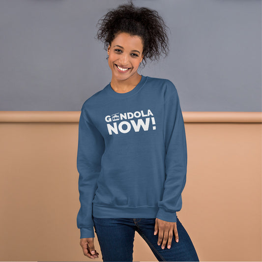 Gondola Now crew neck sweatshirt (unisex)