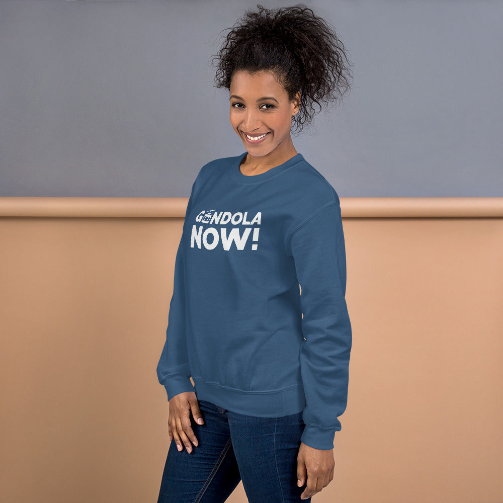 Gondola Now crew neck sweatshirt (unisex)