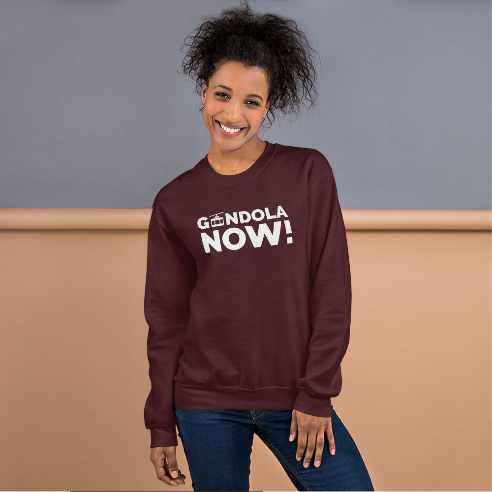 Gondola Now crew neck sweatshirt (unisex)