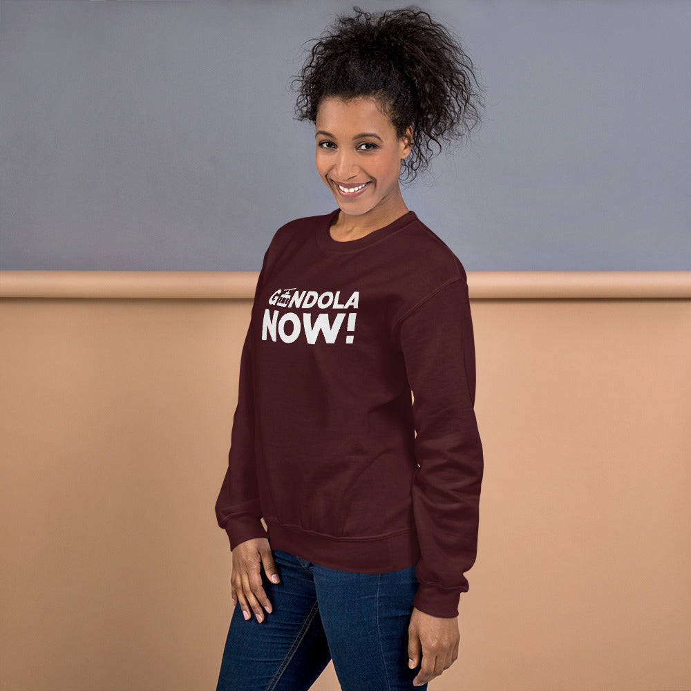 Gondola Now crew neck sweatshirt (unisex)