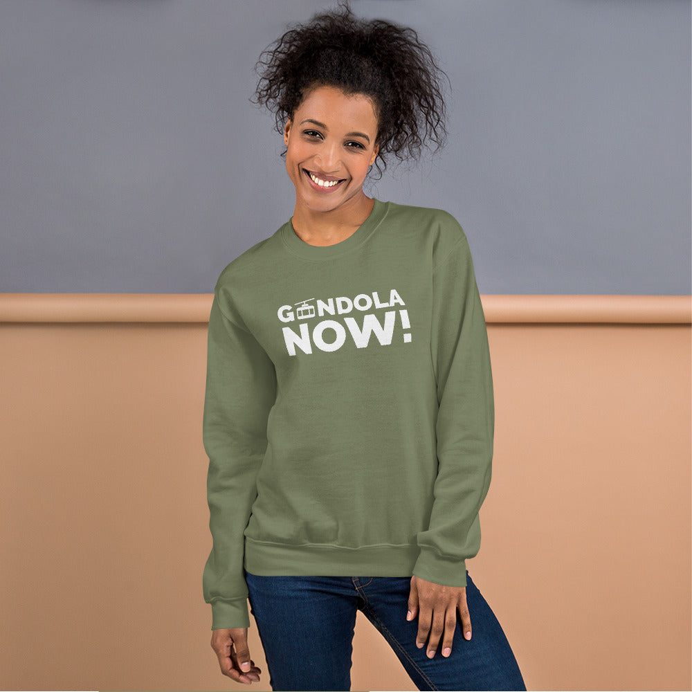 Gondola Now crew neck sweatshirt (unisex)