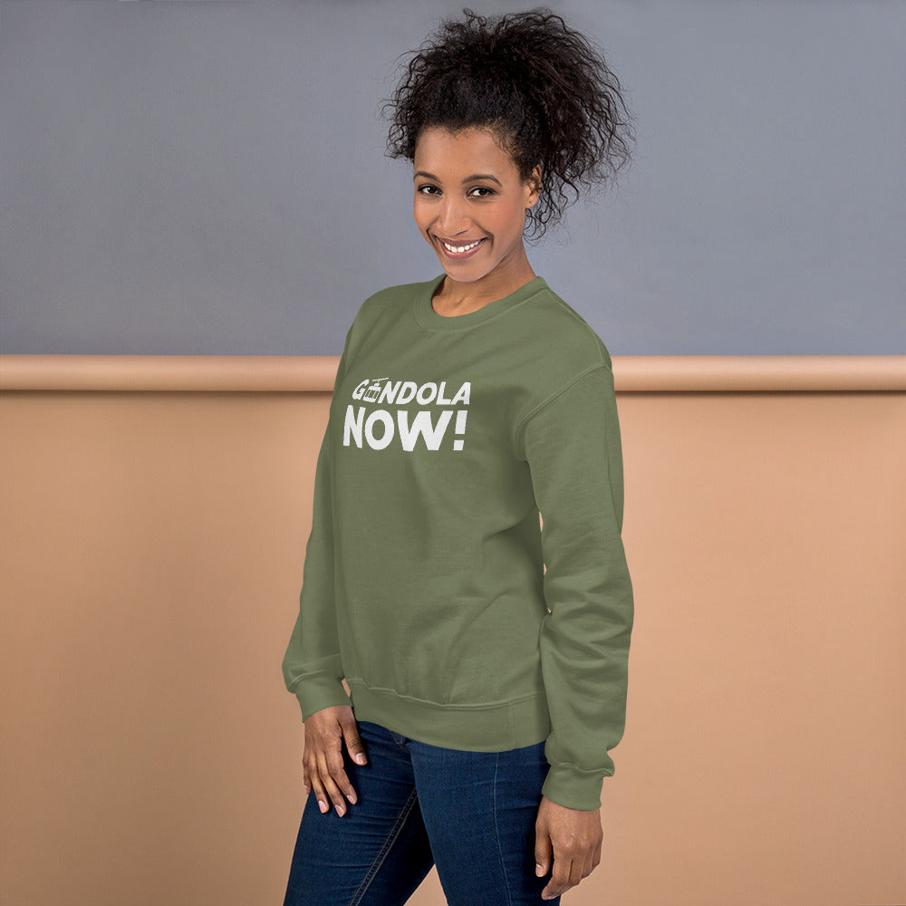 Gondola Now crew neck sweatshirt (unisex)