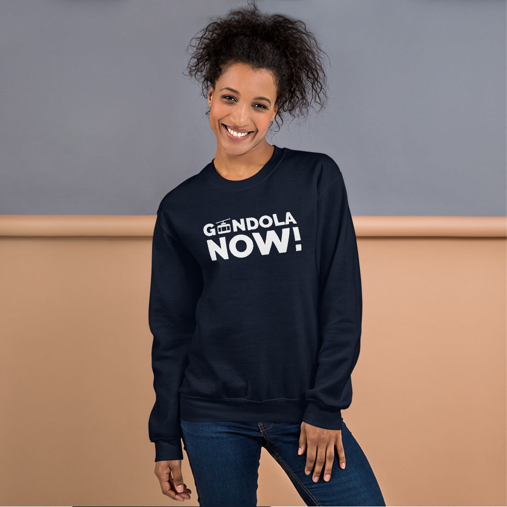 Gondola Now crew neck sweatshirt (unisex)