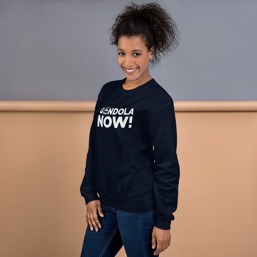 Gondola Now crew neck sweatshirt (unisex)