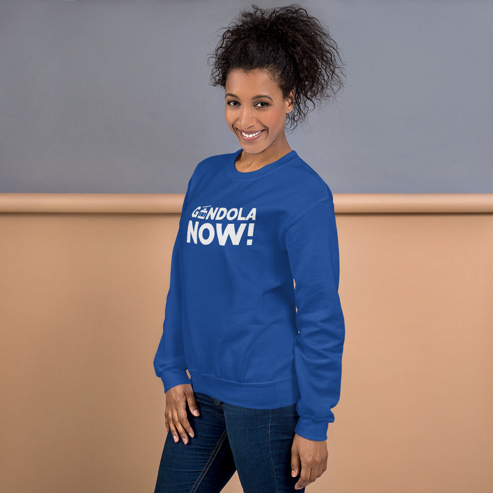Gondola Now crew neck sweatshirt (unisex)