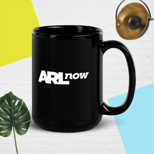 ARLnow logo mug (15 oz, black)