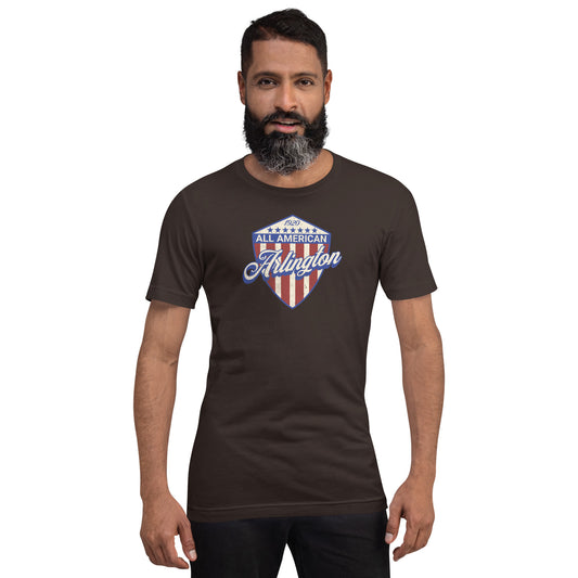 Arlington All-American shield t-shirt
