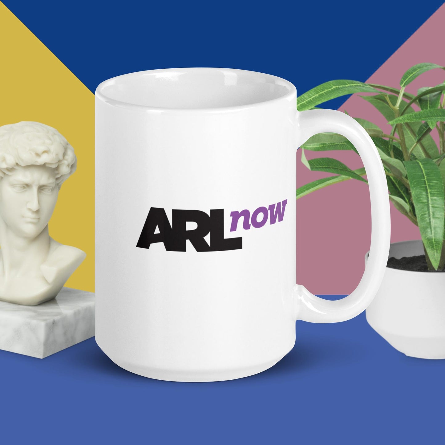 ARLnow logo mug (15 oz, white)